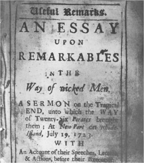 Title page of Mather's Sermon, 1723