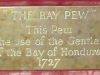 Baymen's Pew Marker